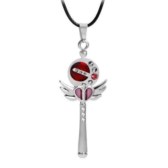 Sailor Moon Rini Sailor Chibiusa Moon Scepter Necklace, New - Picture 1 of 4